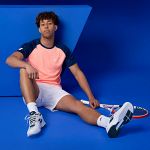 Babolat Play Crew Neck Tee Fluo Strike / Estate Blue